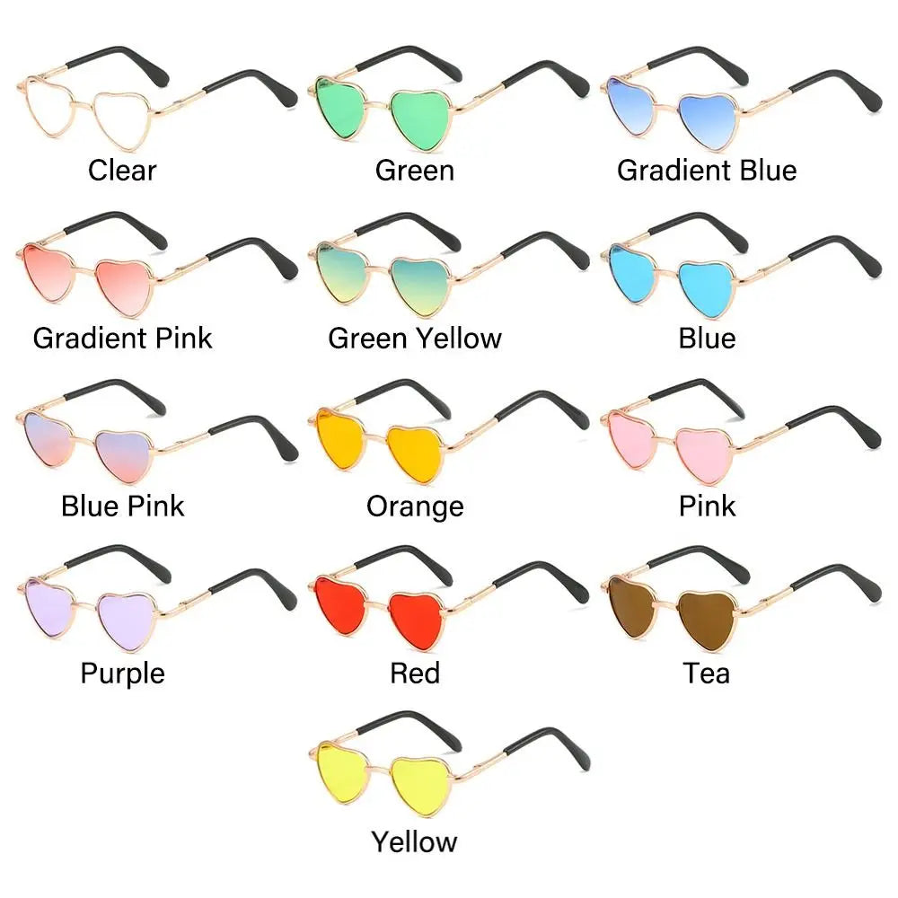 Heart-Shaped Pet Sunglasses