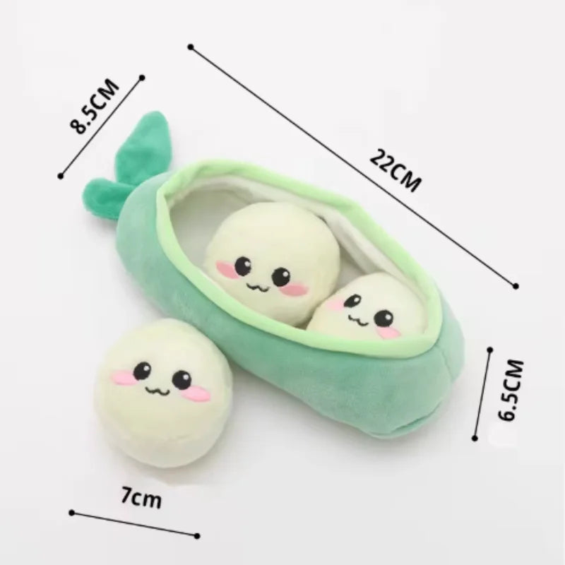 Squeaky Plush Sausage Dog Toy