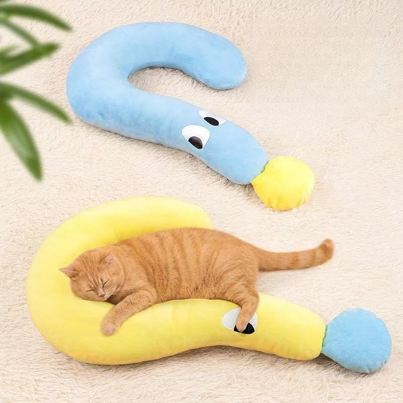 U-Shaped Neck Pillow for Cats and Small Dogs