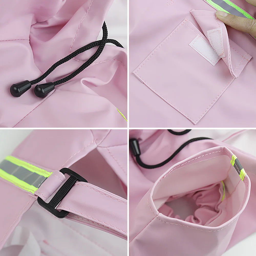 Hooded Cape Raincoat for Dogs