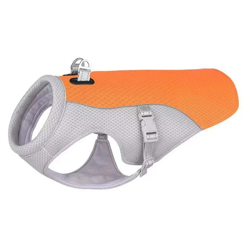Cooling Vest Harness for Dogs - Orange / S