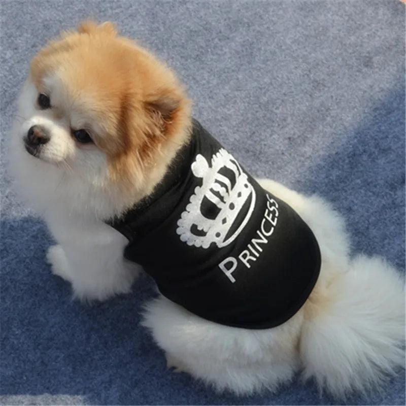 Printed Summer Vest for Small Dogs