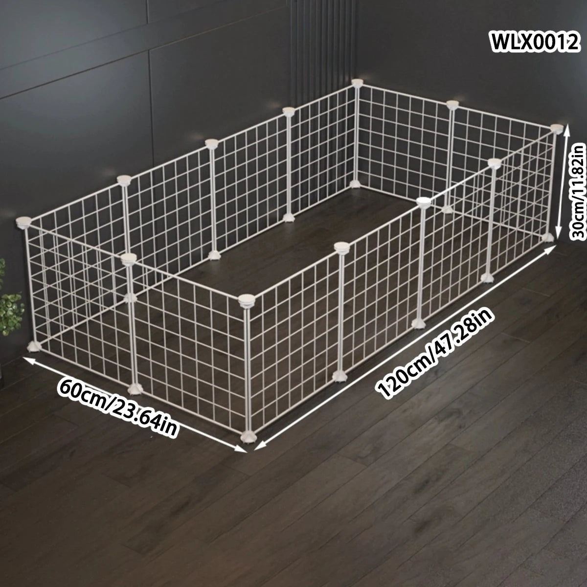 Wire Panel Puppy Pen - Pen, 60 x 120 cm