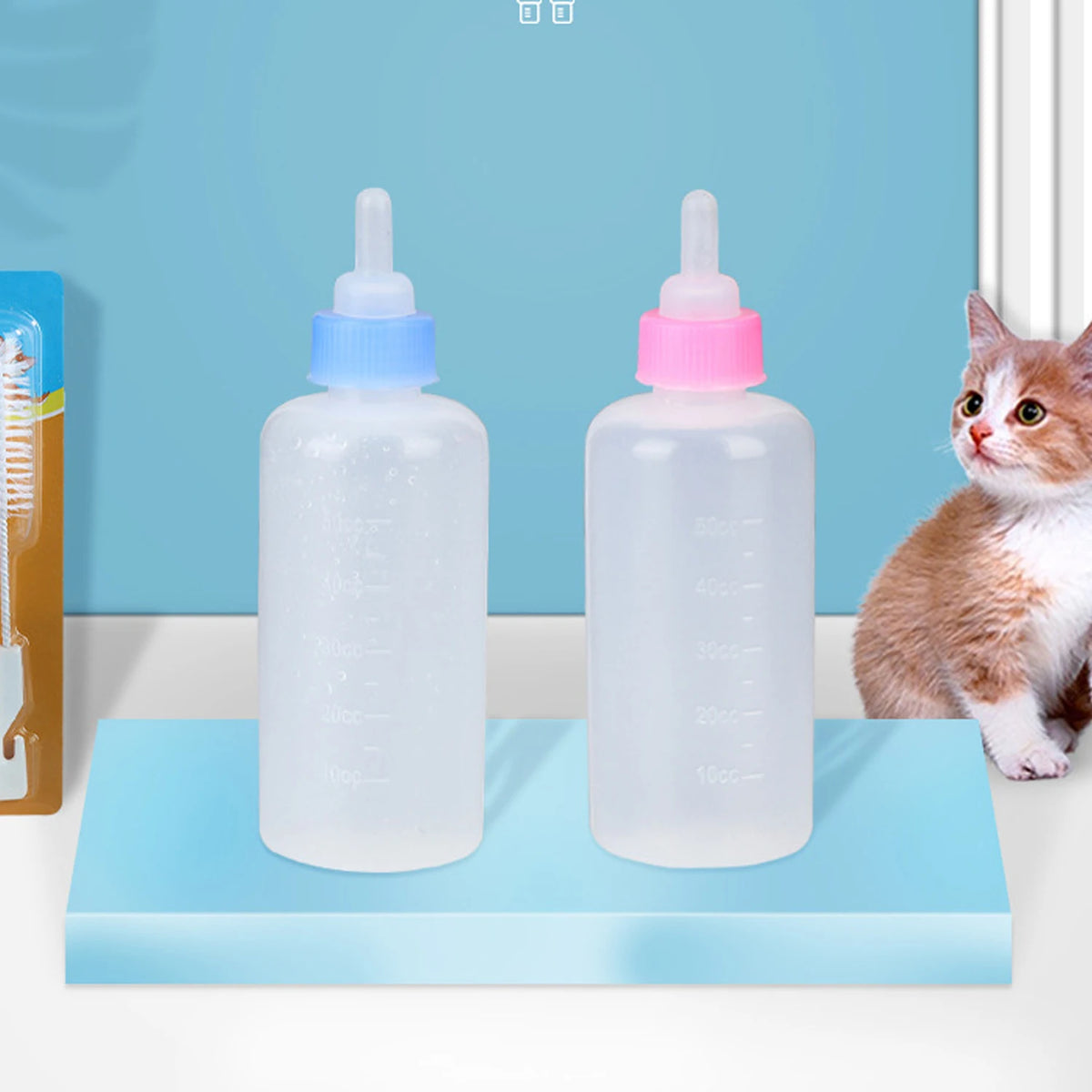 Kitten and Puppy Feeding Bottle, 60 ml