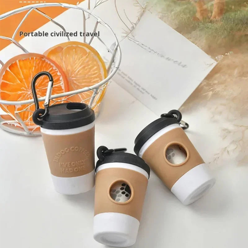 Coffee Cup Poop Bag Dispenser
