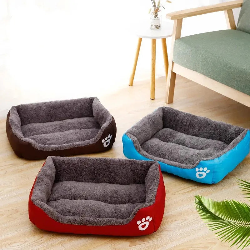 Square Dog Bed with Raised Sides