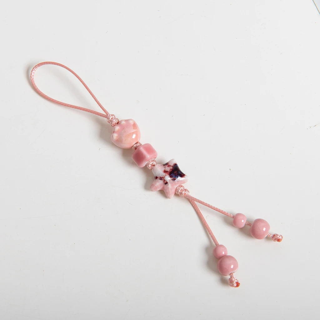 Ceramic Star Cat Paw Charm