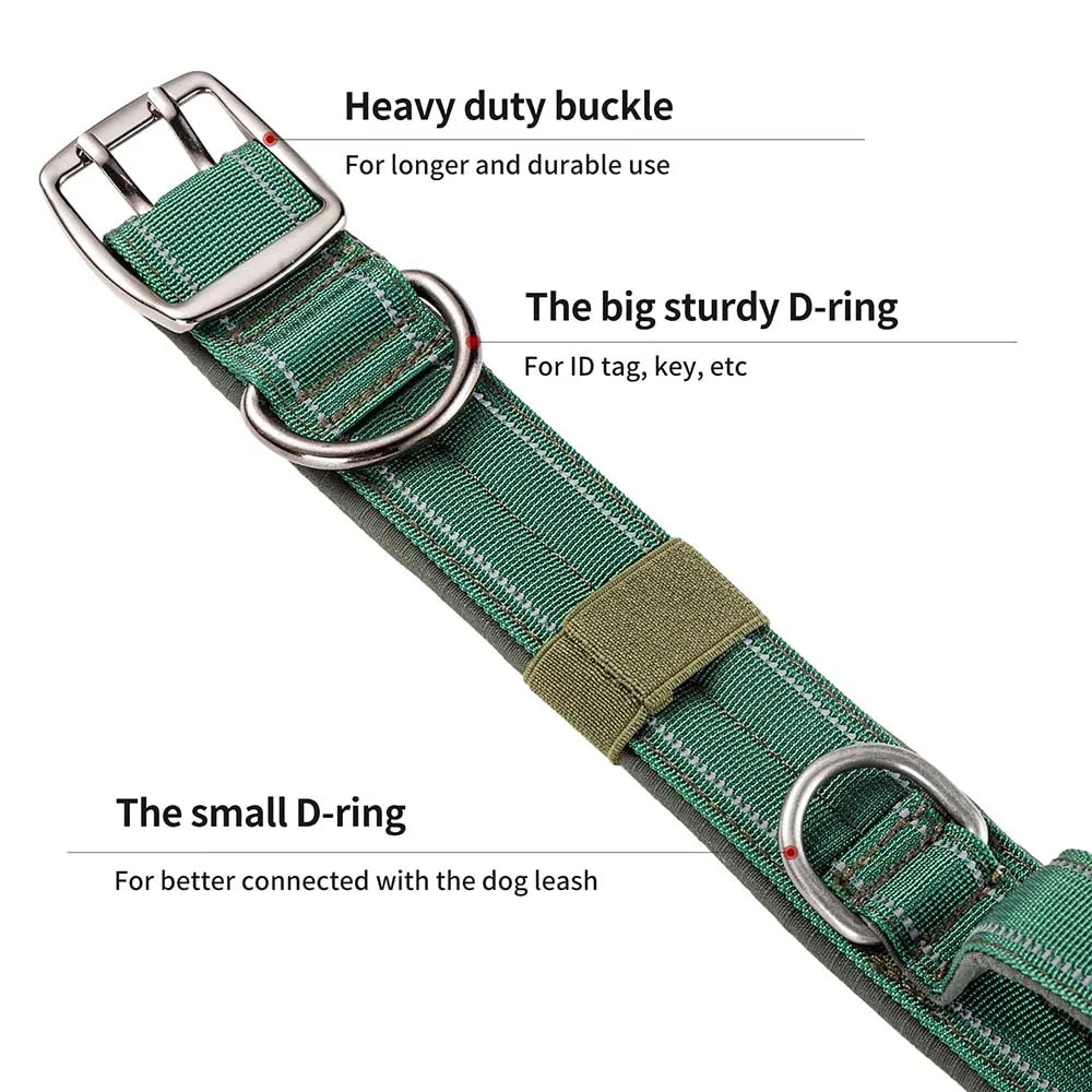 Heavy-Duty Tactical Dog Collar