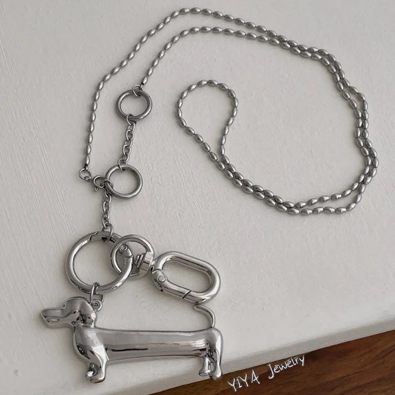 Sausage Dog Pendant Necklace
