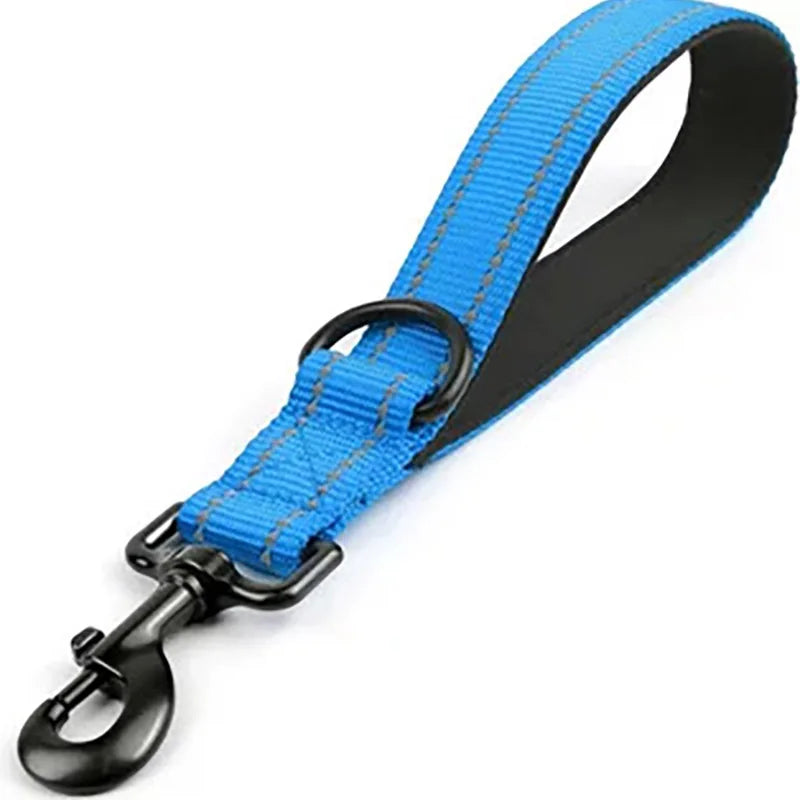 Short Traffic Lead for Dogs - Blue / S