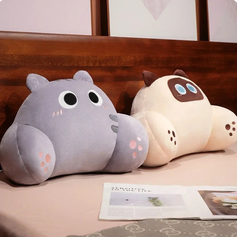 Cat Shaped Back Cushion