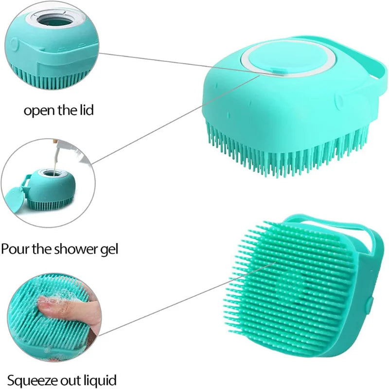 Soft Silicone Bath and Massage Brush