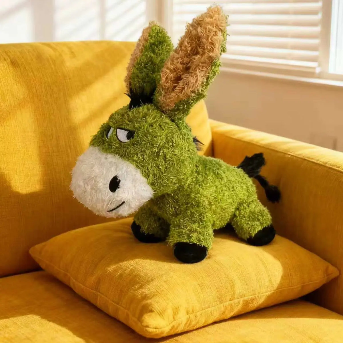 Squeaky Plush Donkey Dog Toy