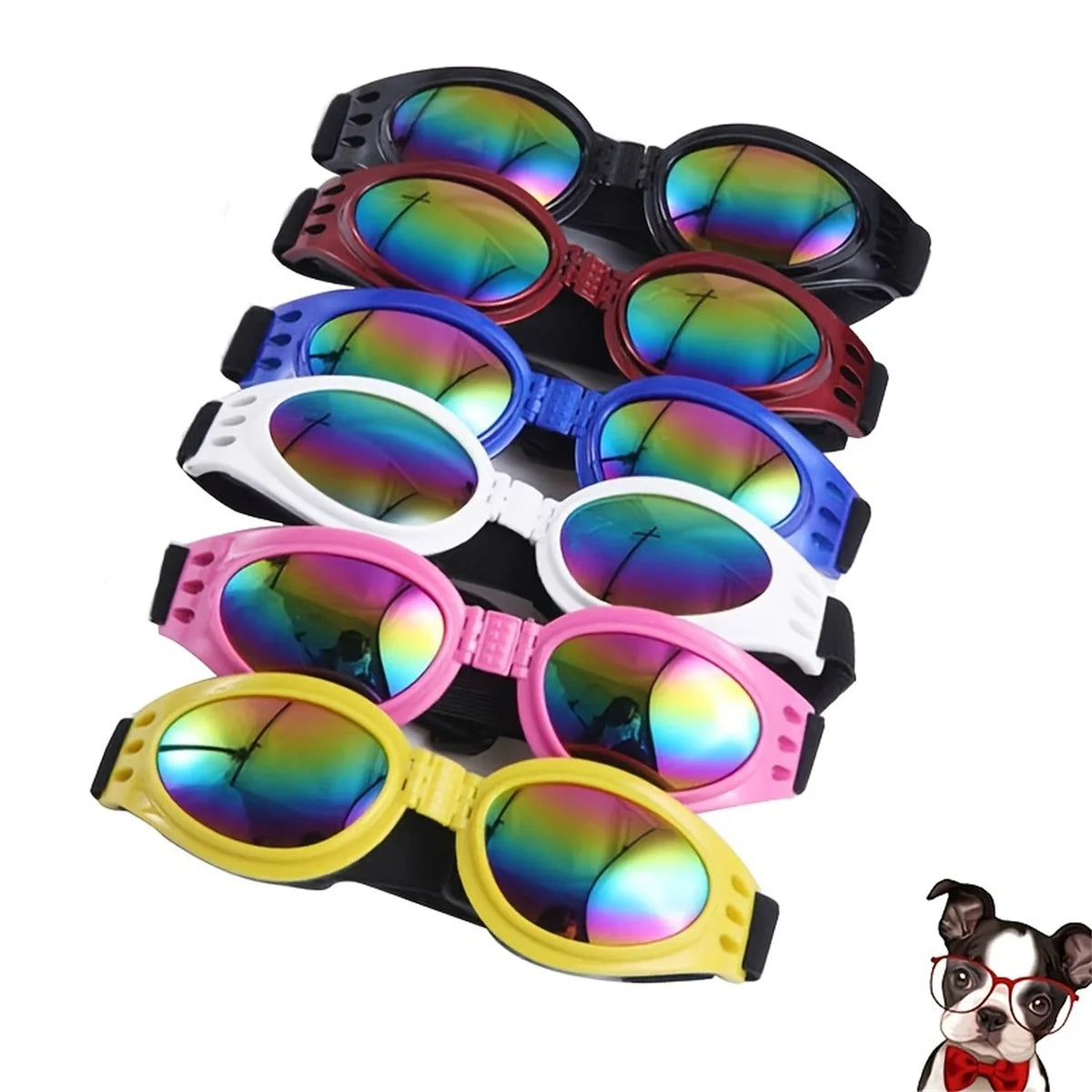 Foldable Retro Sunglasses for Dogs