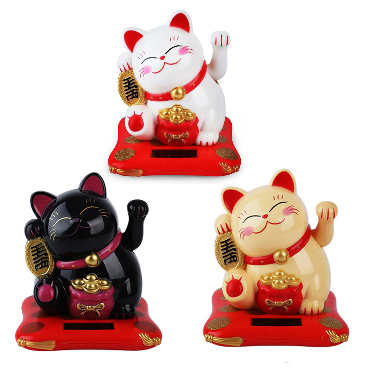 Solar Waving Lucky Cat