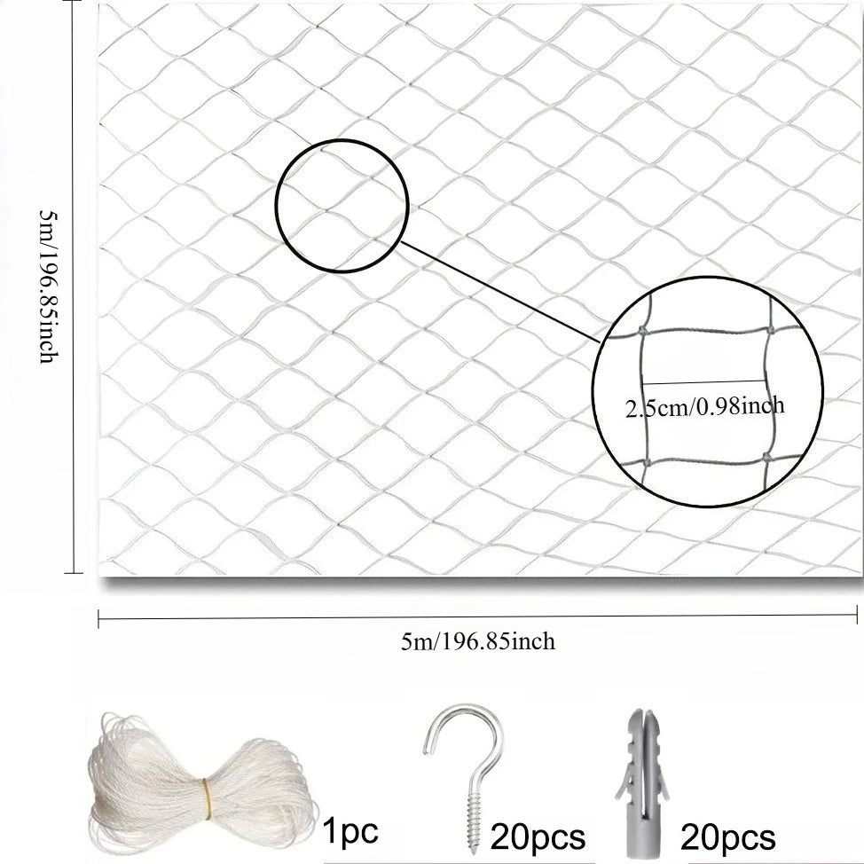 Clear Cat Safety Net for Balconies and Windows
