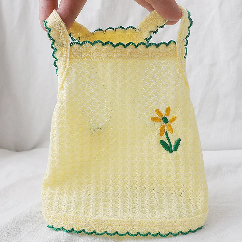 Embroidered Summer Vest for Small Dogs - Yellow / XS