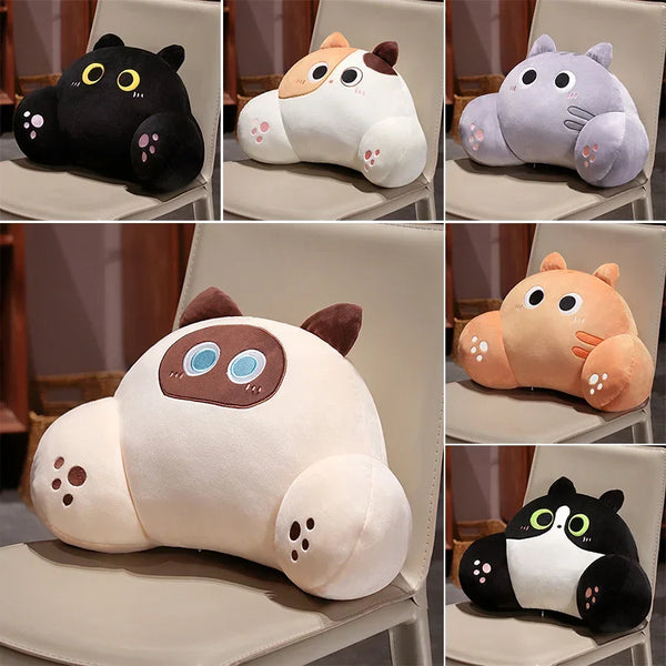 Cat Shaped Back Cushion