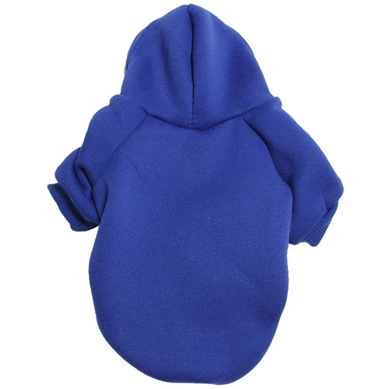 Sports Hoodie for Dogs, Small to Large - Blue / S 1.2-2 kg