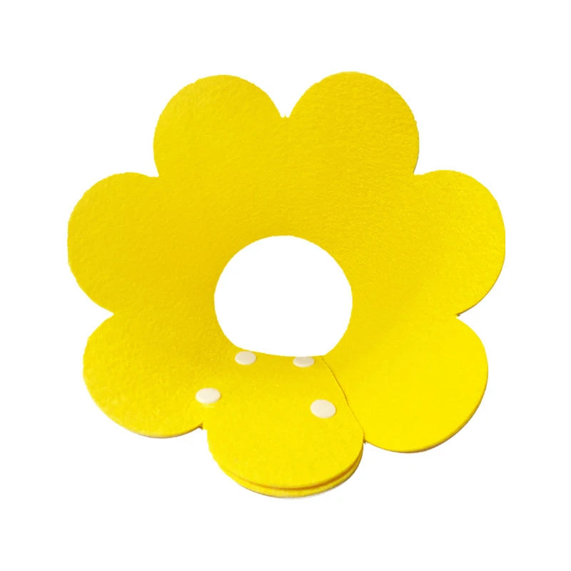 Soft Flower Recovery Collar for Cats and Small Dogs