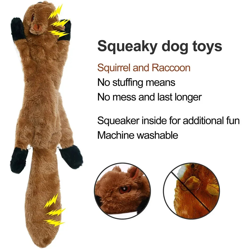 No-Stuffing Squeaky Plush Animal, 45 cm
