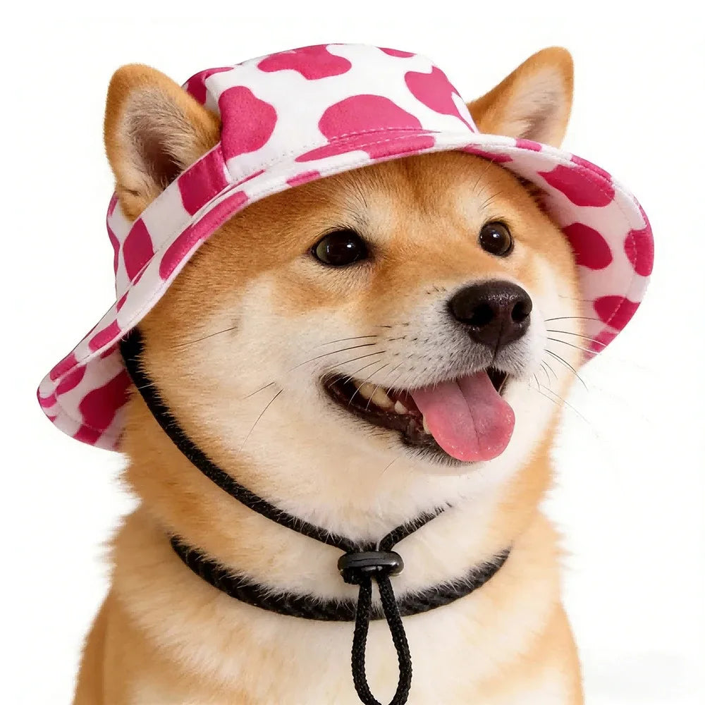 Pet Bucket Hat with Ear Holes