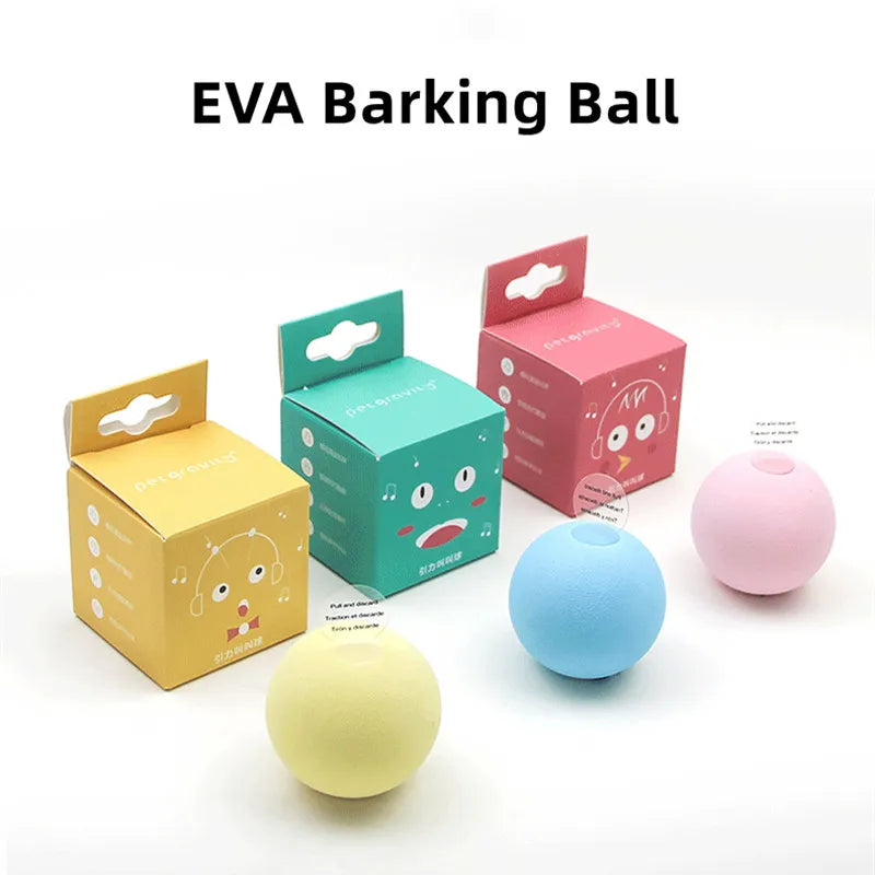 Chirping Plush Ball Cat Toys