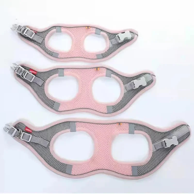 Reflective Step-In Harness and Lead Set for Small Dogs and Cats