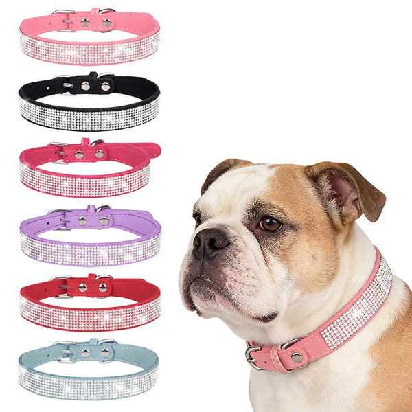 Sparkly Rhinestone Collar for Dogs and Cats