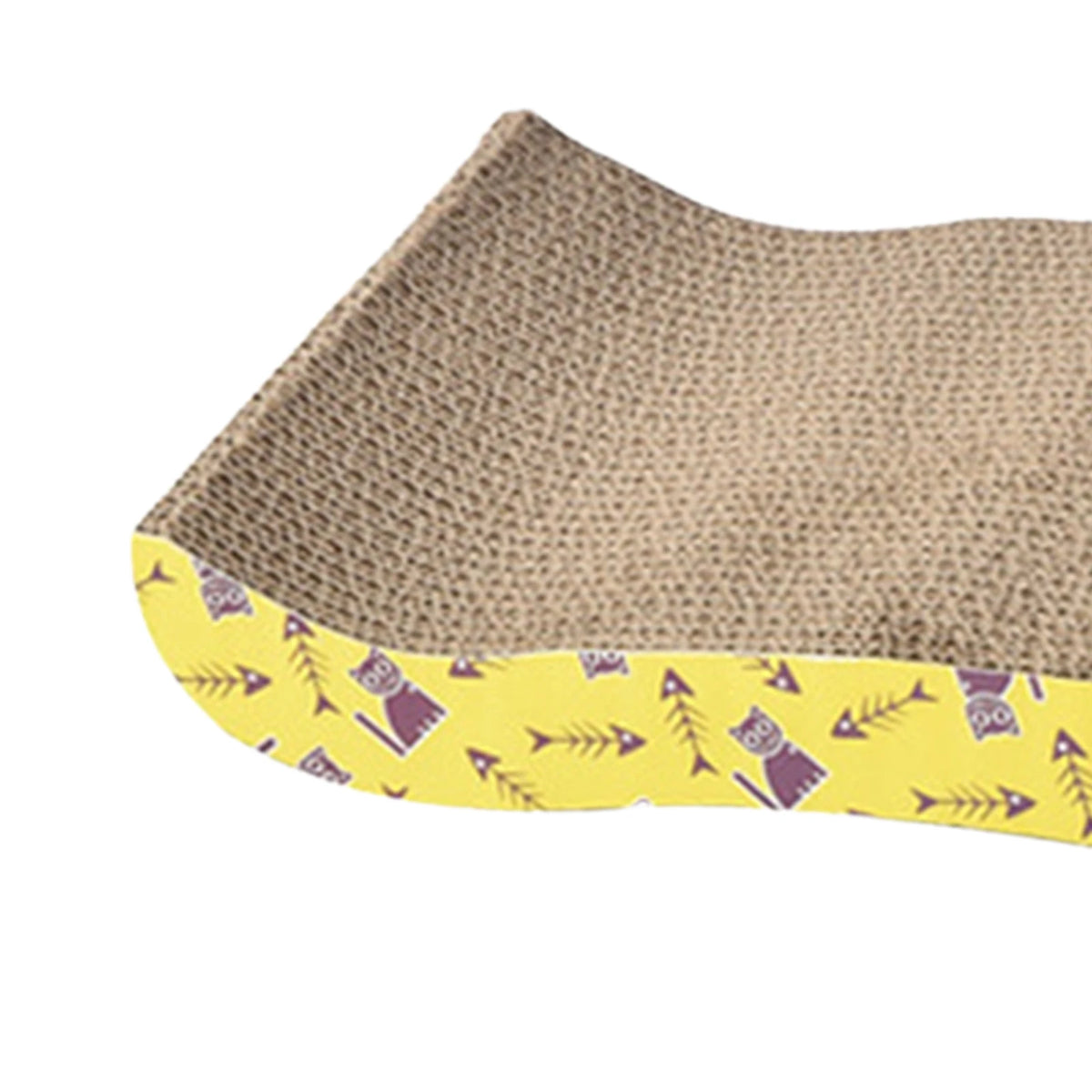 Curved Cardboard Cat Scratcher Lounger
