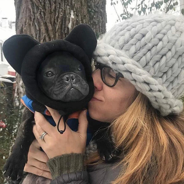 Fleece Snood Hat with Ears
