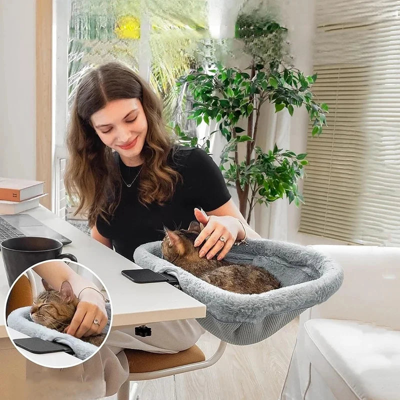 Desk-Clamp Cat Hammock, 110 cm