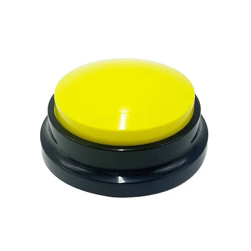 Recordable Talking Button for Dogs - Yellow