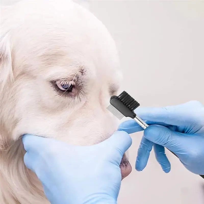 Double-Sided Eye Comb for Tear Stains