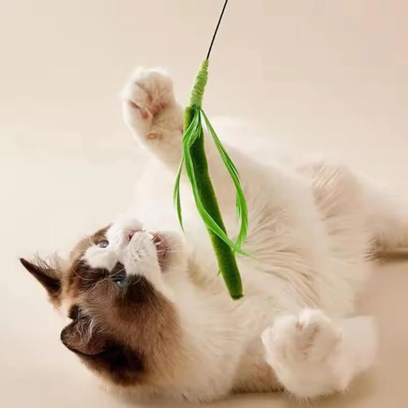 Grass Blade Cat Teaser Wand