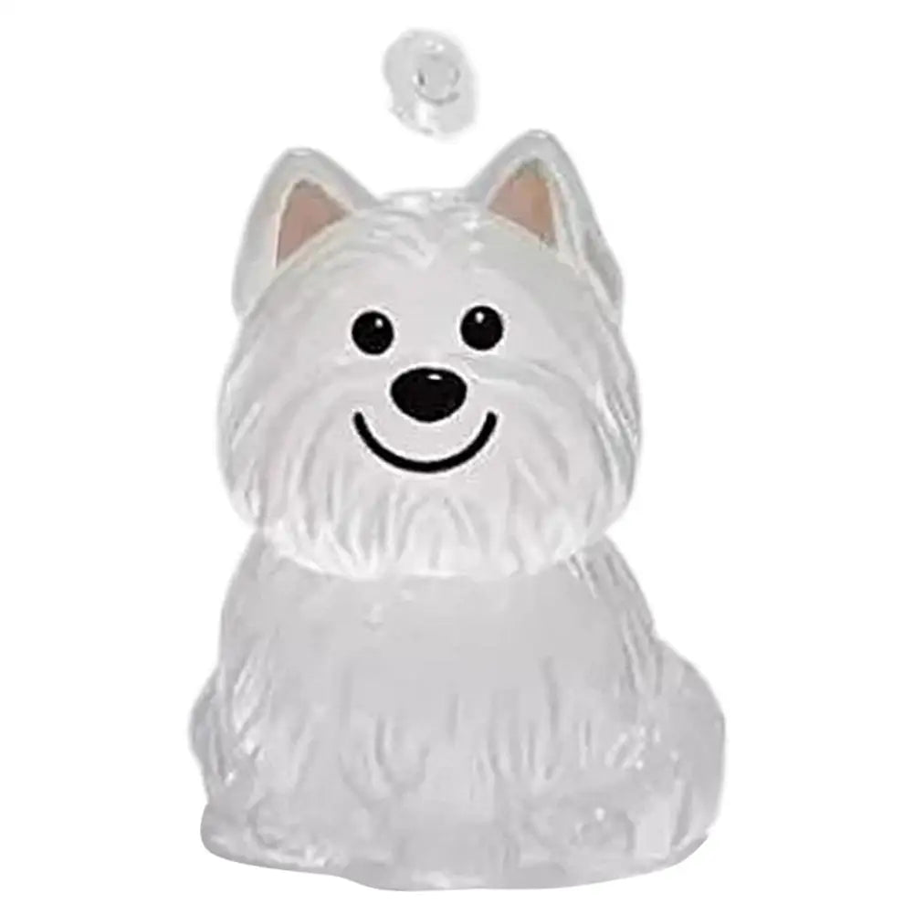 Dog Shaped Fur Keepsake Keyring