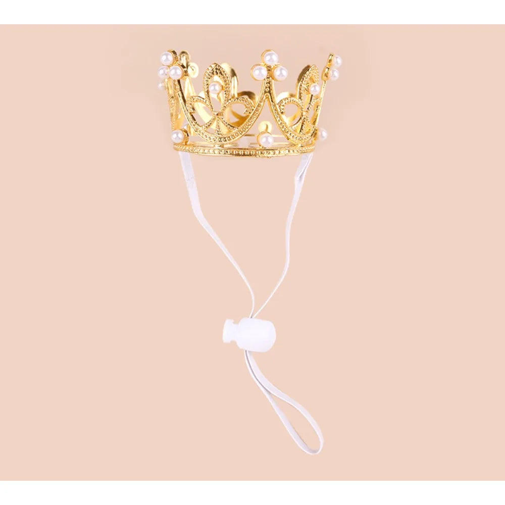 Party Crown for Pets - Gold