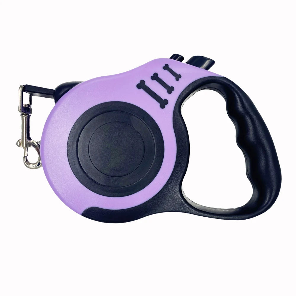 Retractable dog lead - Purple (3 m)