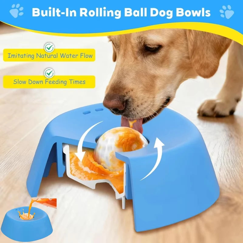 Slow Lick Bowl with Floating Ball
