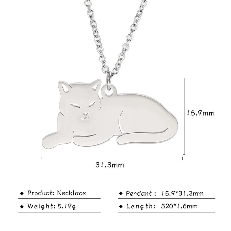 Little Kitten Pendant Necklace