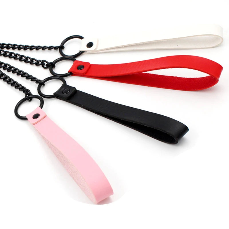 Chew-Proof Chain Dog Lead with Padded Handle