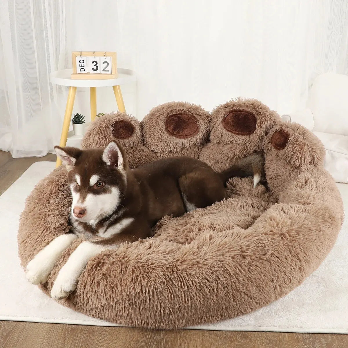 Bear Paw Plush Bed