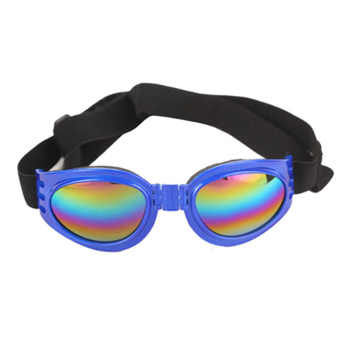 Foldable Retro Sunglasses for Dogs - Blue