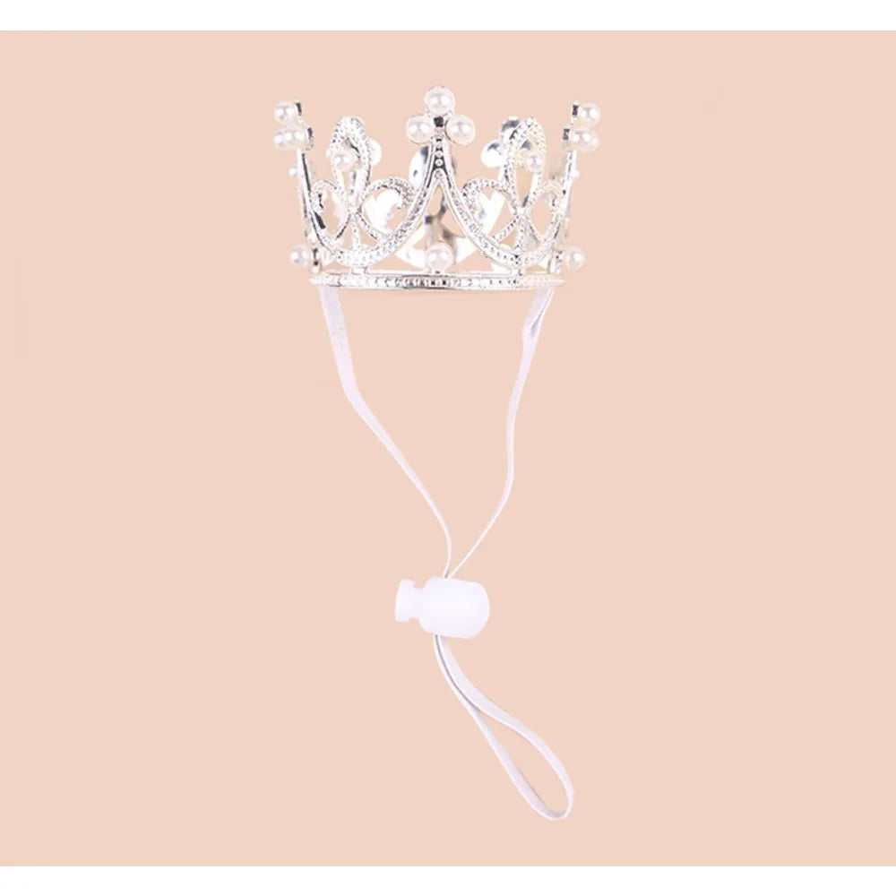 Party Crown for Pets - Silver