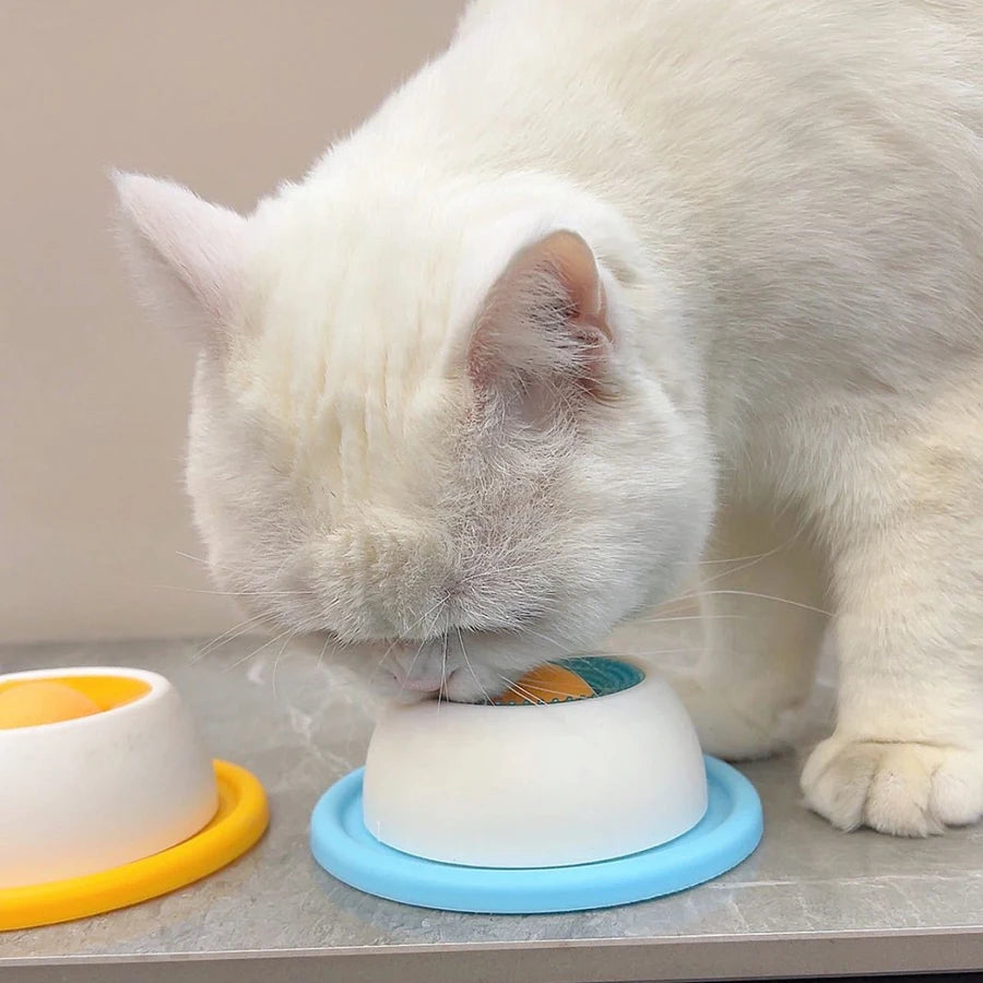Lick Bowl Slow Feeder with Suction Base