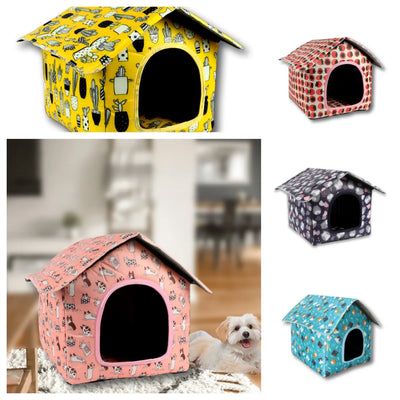 Foldable Printed Pet House
