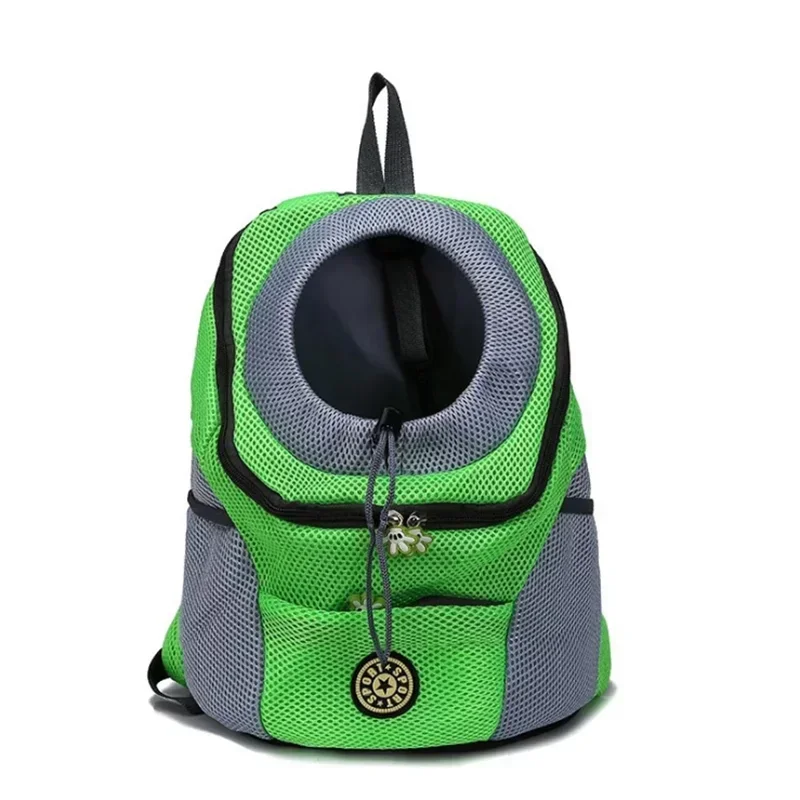 Front Pack Dog Carrier Backpack - Green / M