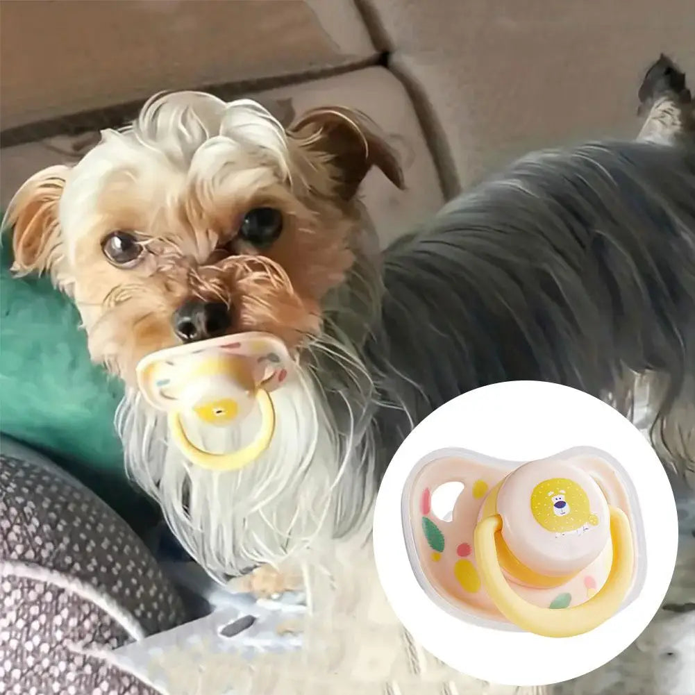 Silicone Pacifier Chew Toy for Dogs