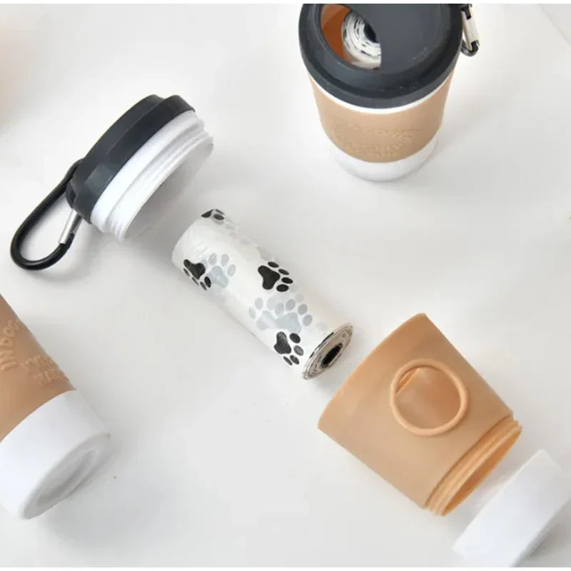 Coffee Cup Poop Bag Dispenser