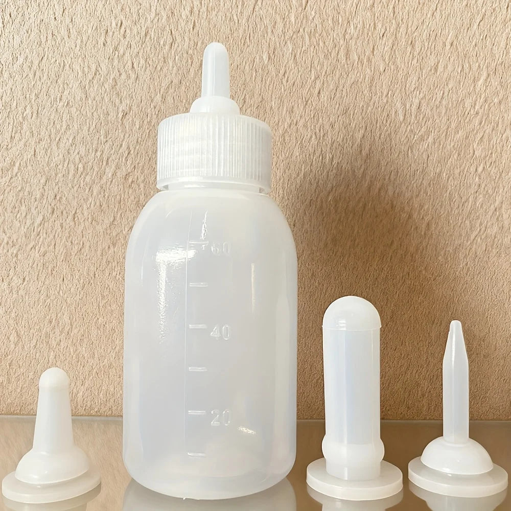 Puppy and Kitten Feeding Bottle, 60 ml - White